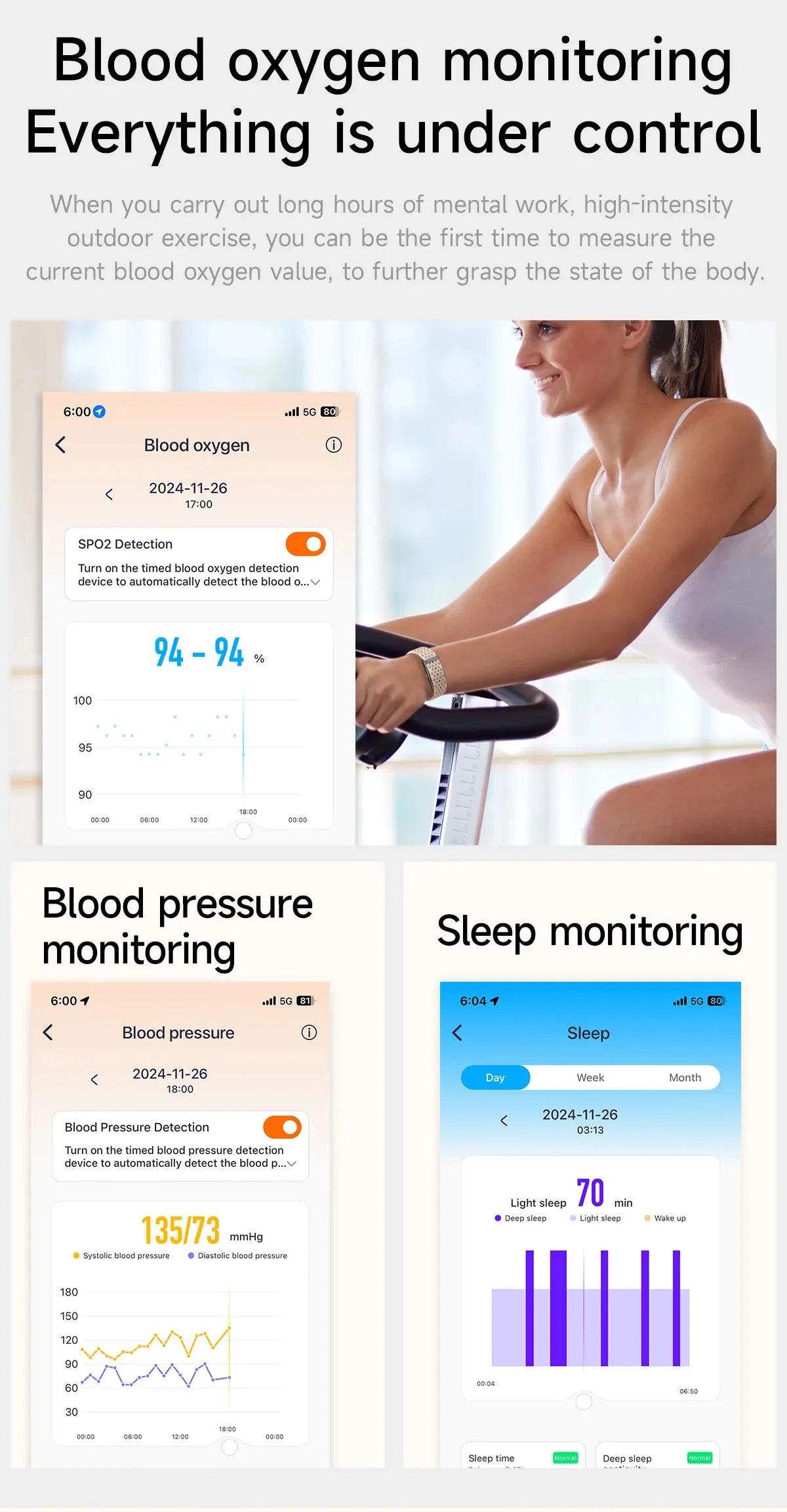ZH Digital Smart Watch Men Women Fitness Smart Bracelet Sports Band Heart Rate Blood Pressure Monitor Multifunction Watches