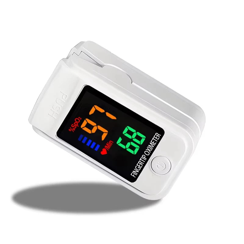 Portable Fingertip Oximeter Heart Rate Meter Pulse Blood Oxygen Saturation OLED Screen Digital Tube Practical Monitor