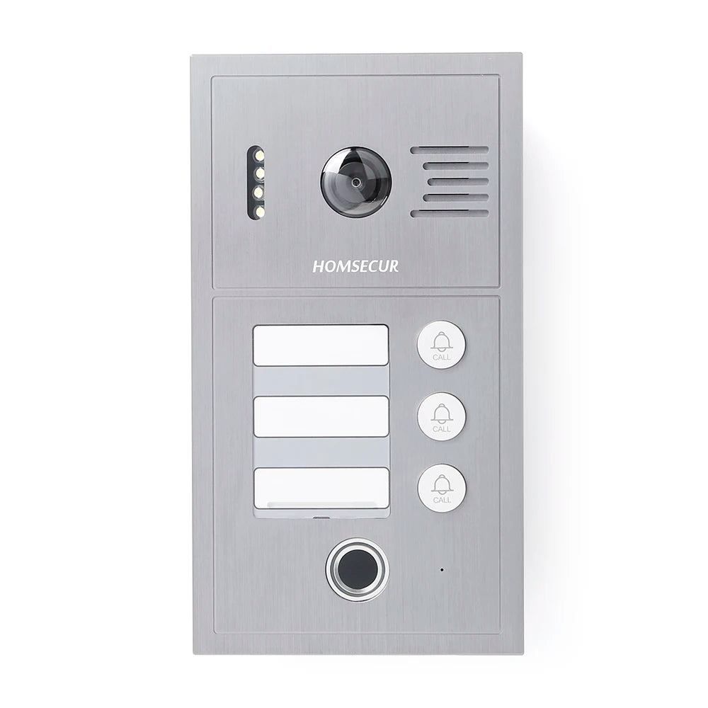 PoE Doorbell Camera B19CP-H With 13.56Mhz Keyfobs Fingerprint Access For HDK IP Series Video Door Intercom