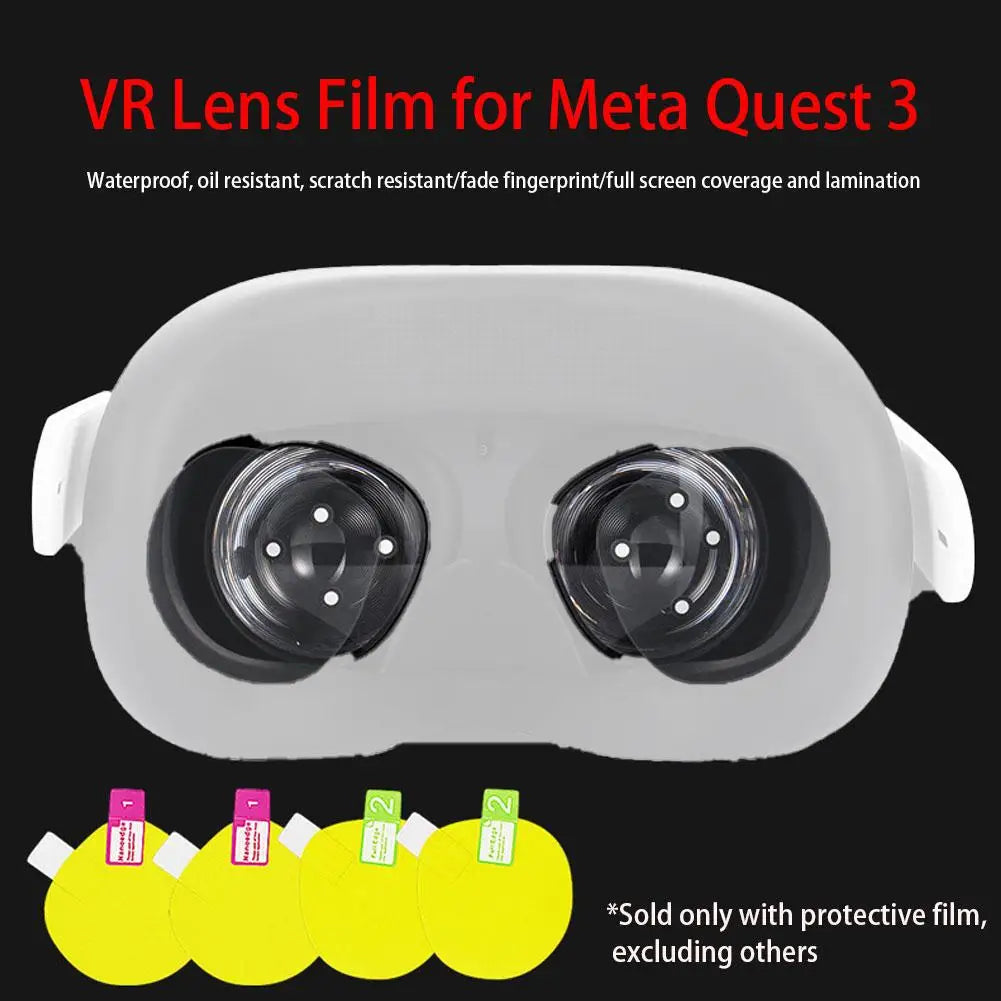 Meta Quest 3 VR Lens Protectors: Anti-Scratch Protection Film (4 Pack) Tidesmit