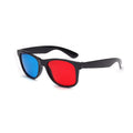 Universal 3D Glasses for Anaglyph Movies and Gaming, Black Frame 1pc Tidesmit
