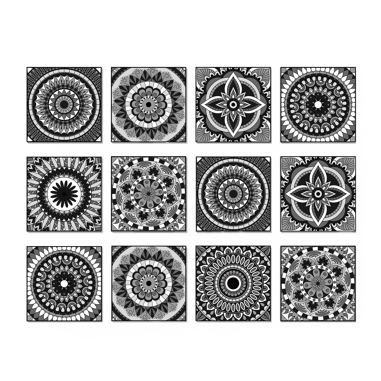 Classic Tile Self-adhesive Wallpaper, Waterproof Thickened PE Foam Wall Sticker for Bedroom, Bathroom, Kitchen, Tile Sticker