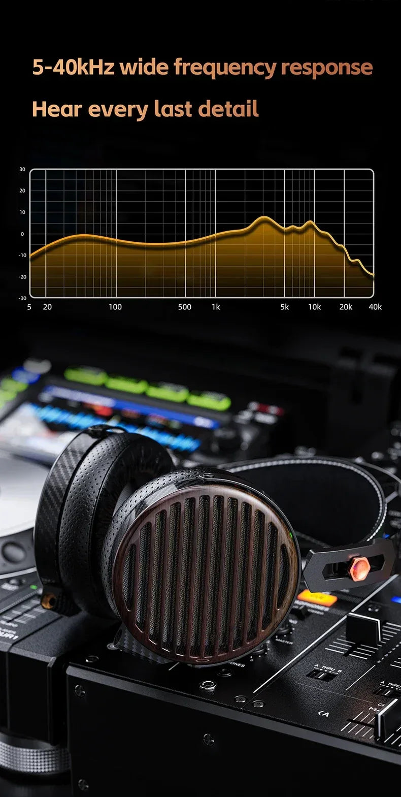 FiiO FT7 Planar Open-Back Headphones 106mm Driver - Tidesmit Tidesmit