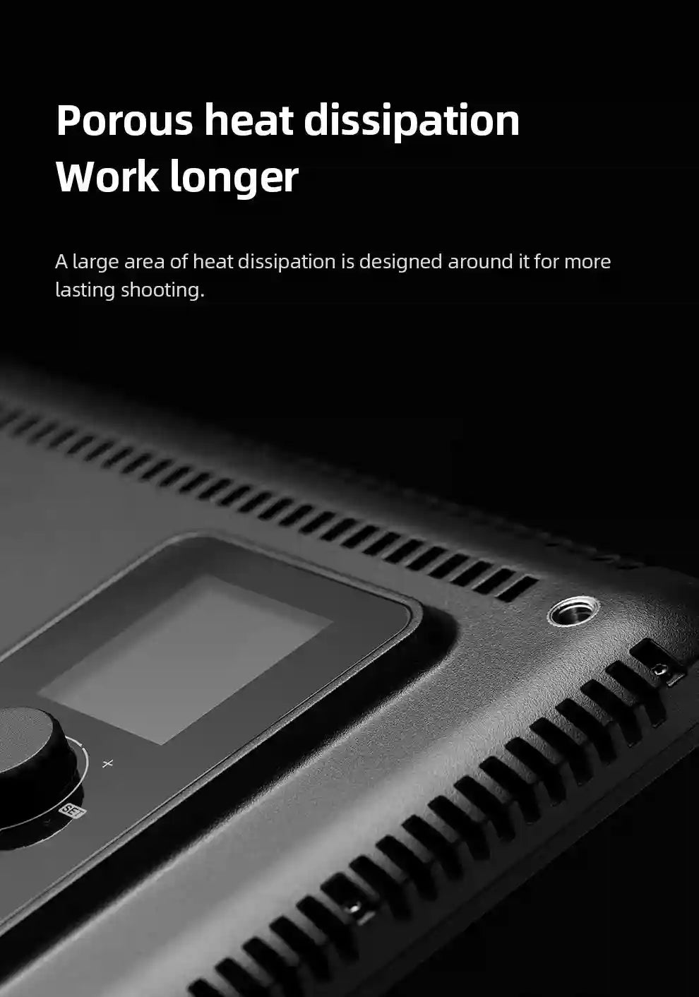 Godox LEDP260C LED Video Light Panel | Adjustable Color Temperature 3300-5600K Tidesmit