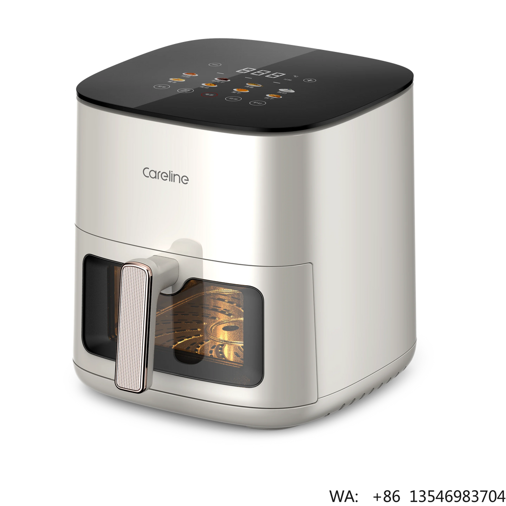 3L 5L 7L Modern Square Air Fryer with Stainless Steel Heating Plate and LCD Display Factory Direct Sale Oil-Free Oven