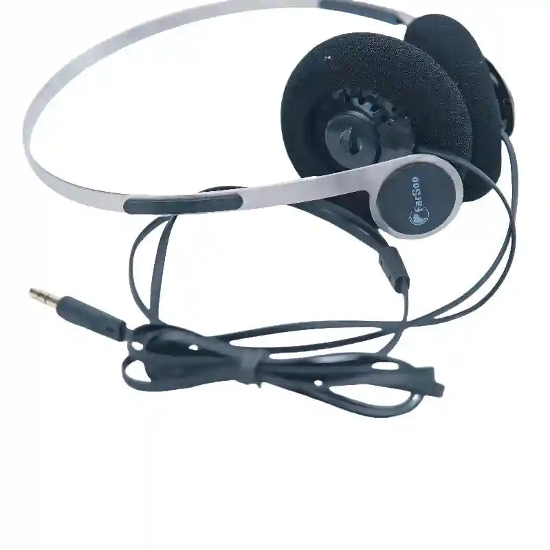 Wired Retro Headphones - Lightweight HiFi Stereo Over Ear Audio Tidesmit