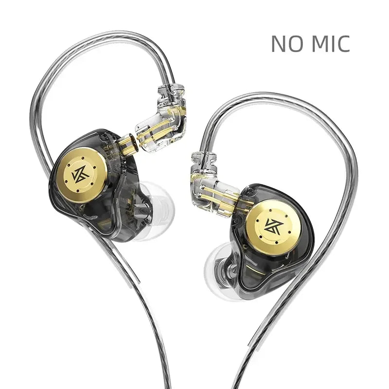 KZ EDX PRO Dynamic Earphones HIFI Bass Earbuds In Ear Monitor Sport Noise Cancelling Headset EDXProBlack NOMIC Tidesmit