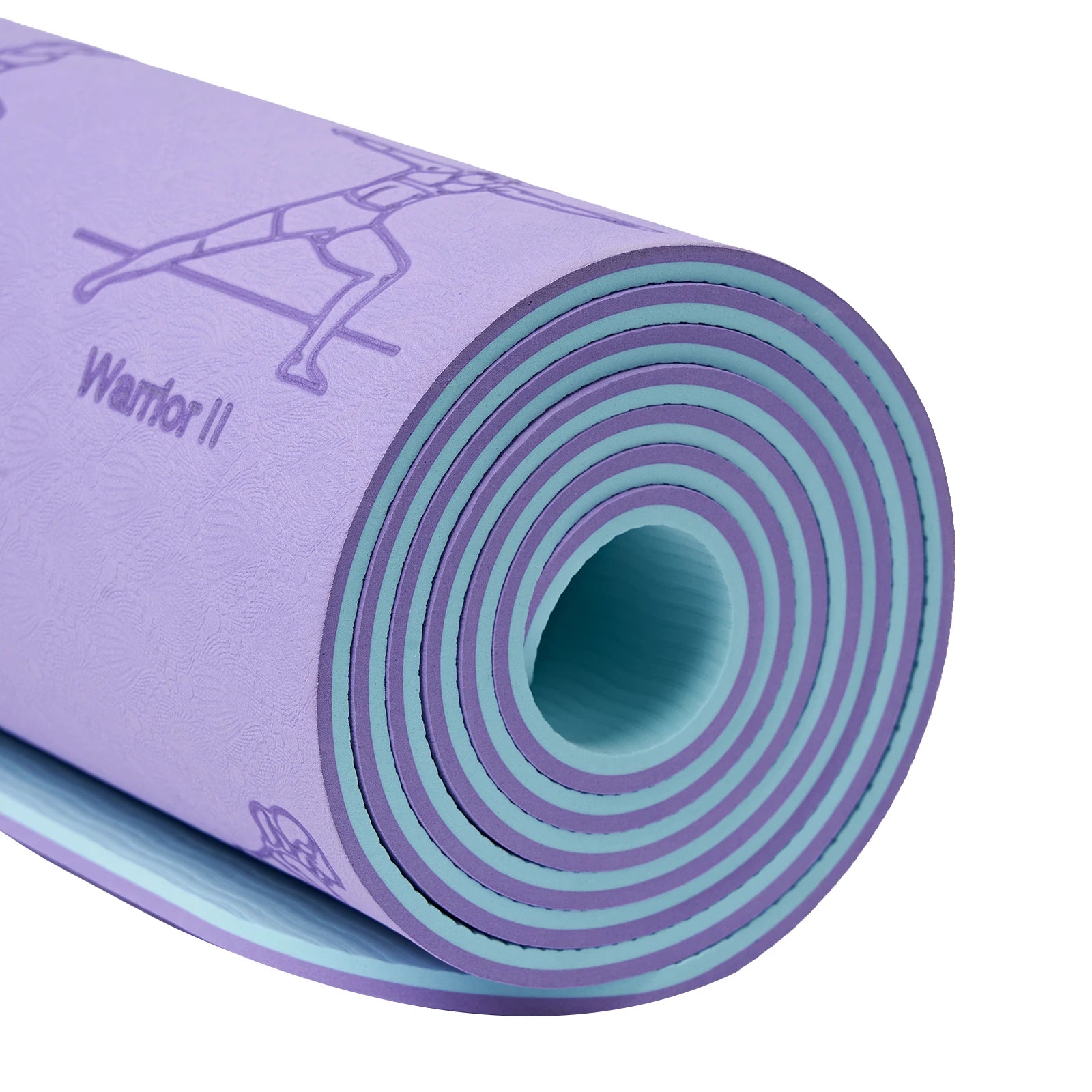 TPE Yoga Mat 183cm*61cm Anti-skid Sports Fitness Mat For Exercise Yoga And Pilates Gymnastics Mat Fitness Equipment
