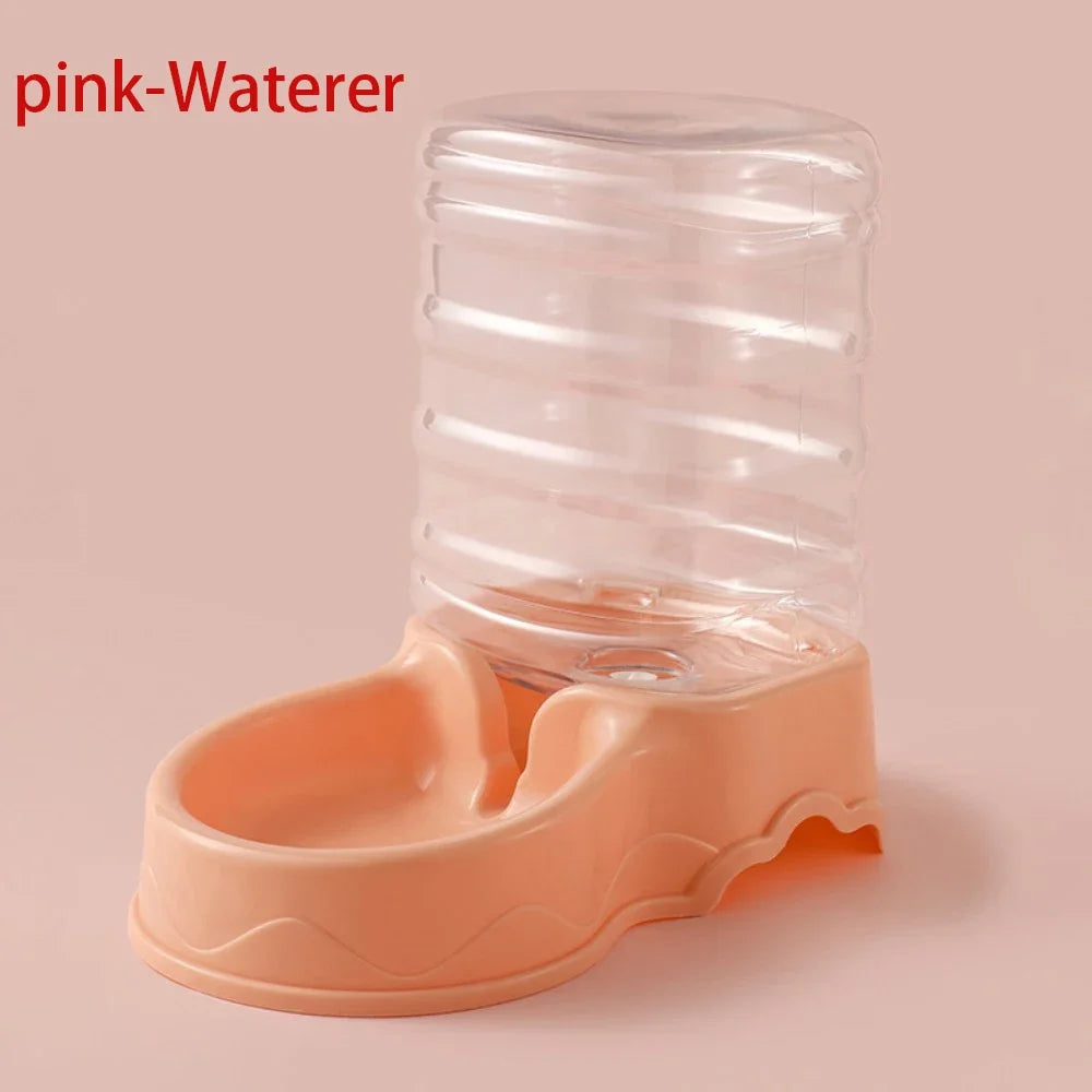 26pcs3.8L PP Material Pet Feeder Pet Water Fountain Drink Bowl Automatic Pet Feeder Large Cat Dog Food Dispenser