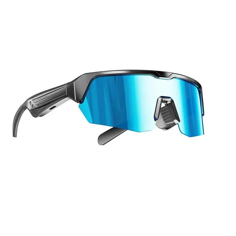 Tidesmit Bluetooth Cycling Glasses with Spatial Audio - Black Blue Tidesmit
