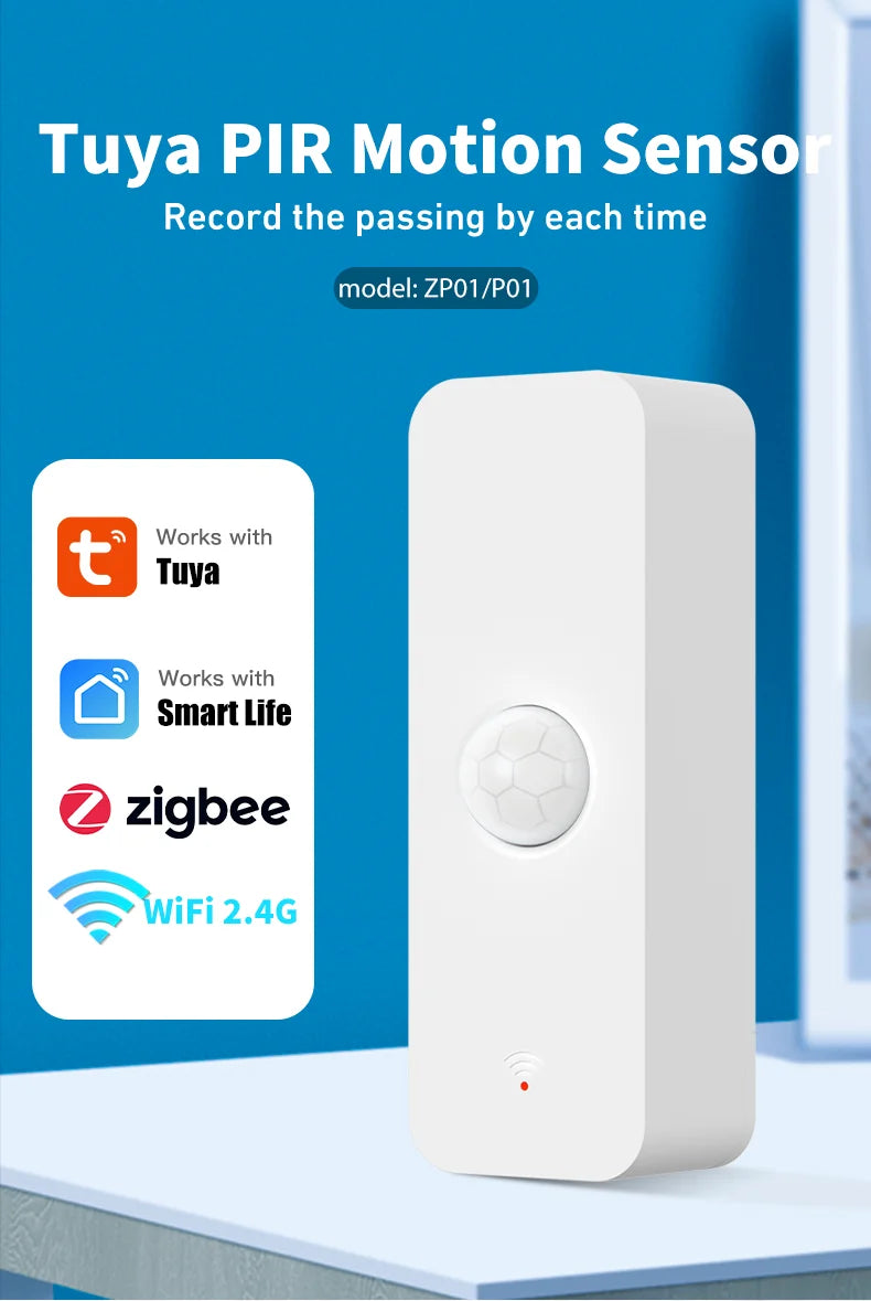 PIR Motion Sensor WiFi Smart Home Security Alarm by Tidesmit Tidesmit