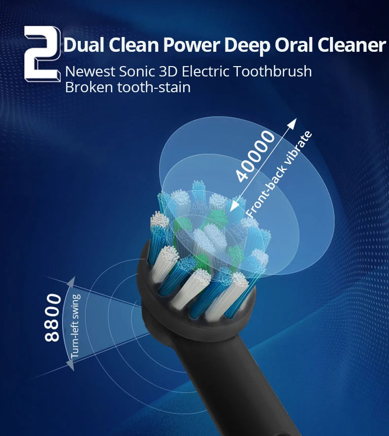 Oral B Sonic Electric Toothbrush PRO4000 RPO600 D12 Vitality Rotating Tooth Brush for Adults Oral Cares Rechargeable Waterproof