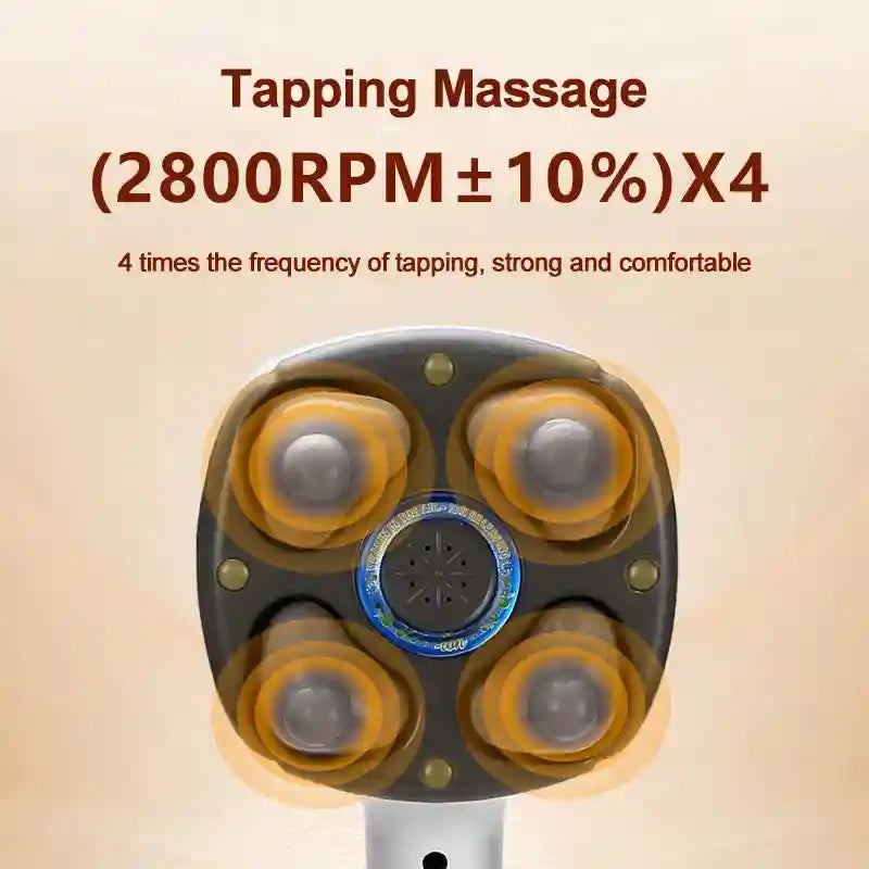 Electric Handheld Massager for Deep Tissue Muscle Relief - Tidesmit Massage Roller Tidesmit