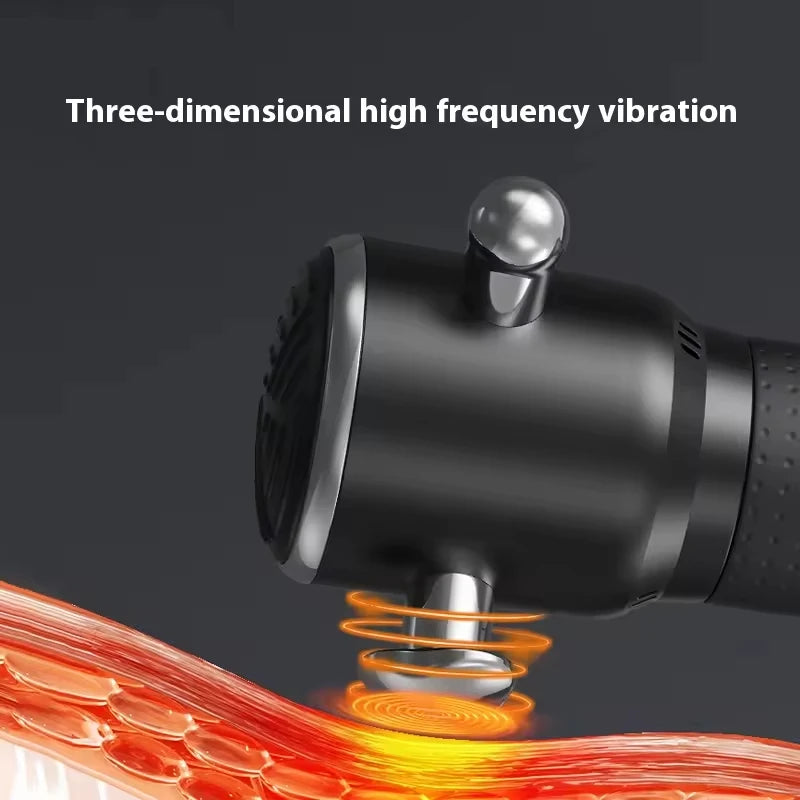 Fascia Massage Gun: Portable Metal Deep Tissue Recovery Device Fascia Gun Tidesmit