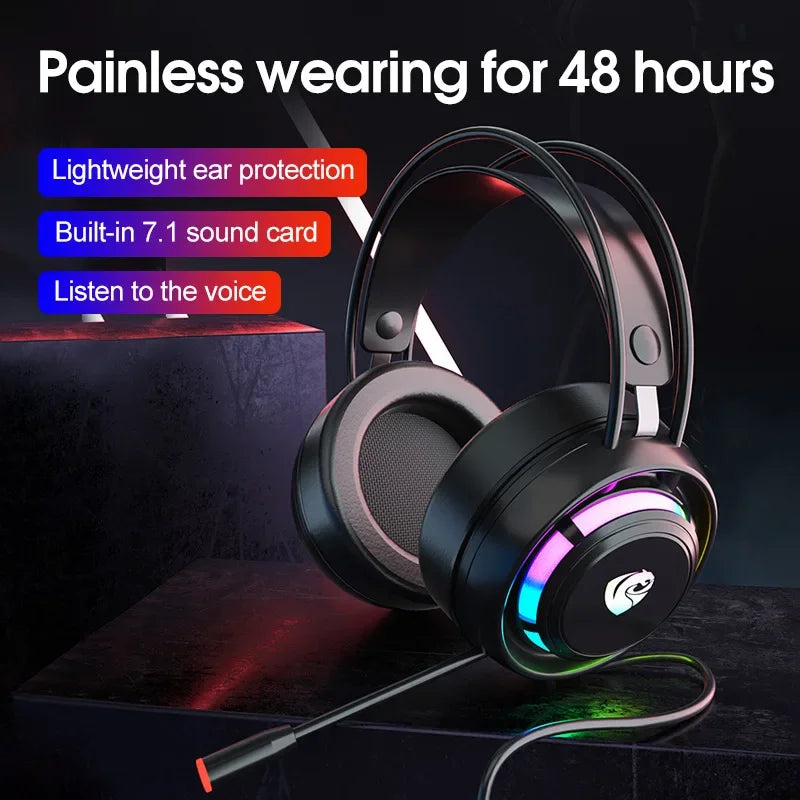 Gaming Headset with 7.1 Surround Sound and Noise Cancelling Microphone Tidesmit