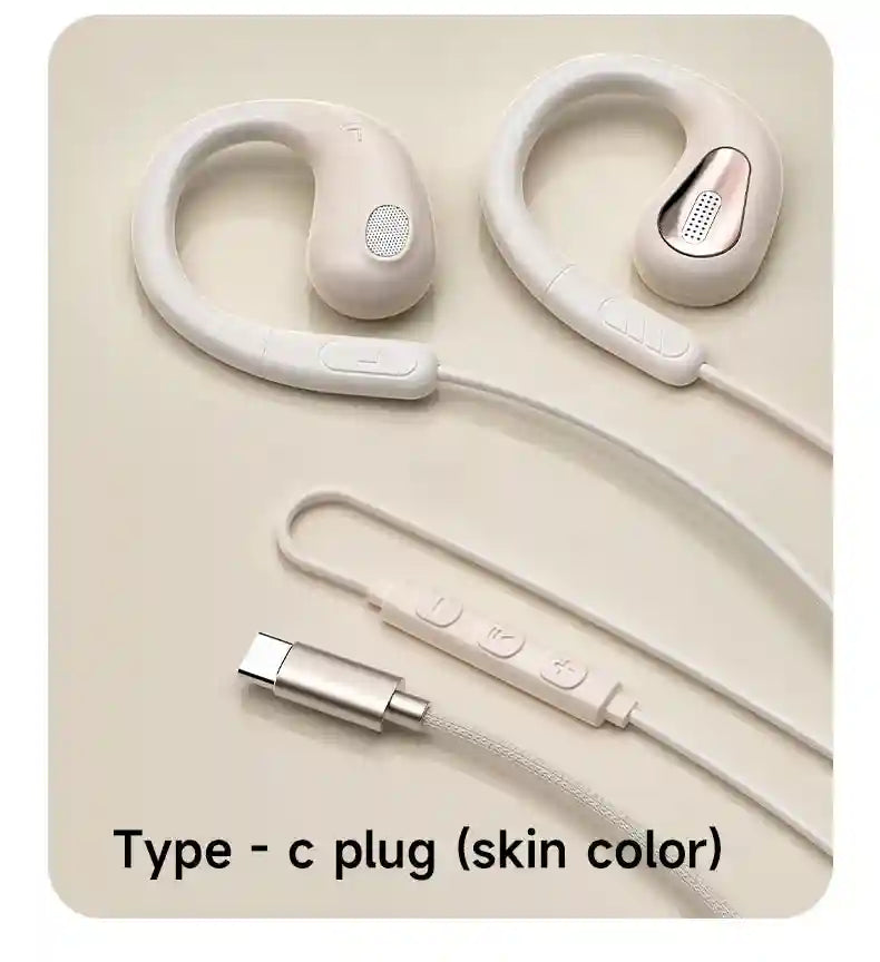 Wired Earbuds with Mic and 9D Surround Sound - USB-C & 3.5mm Options Tidesmit