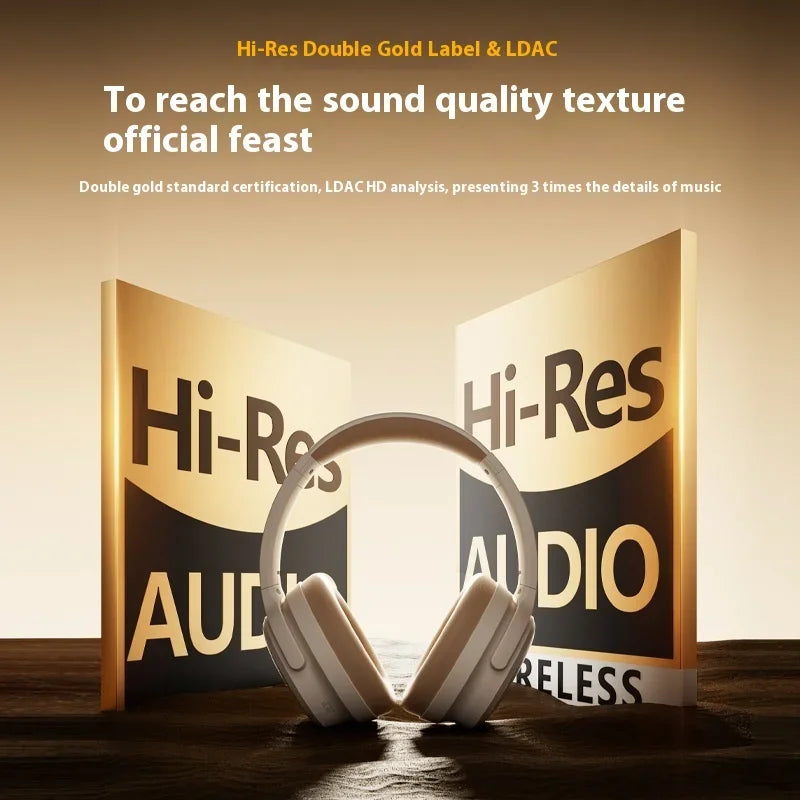 Wireless Noise Cancelling Headphones - Over-Ear Pro Audio Black & White Tidesmit