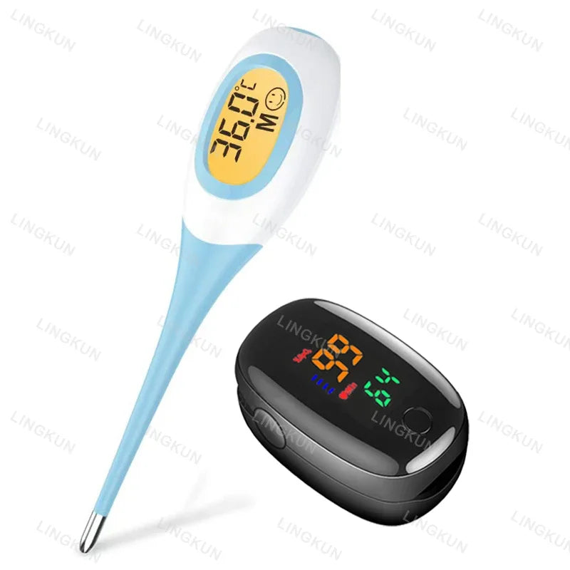Hot Baby Digital Underarm Electronic Thermometer 8 Seconds Fast Measurement Celsius Fahrenheit Soft Head Oral Body Temperaturer