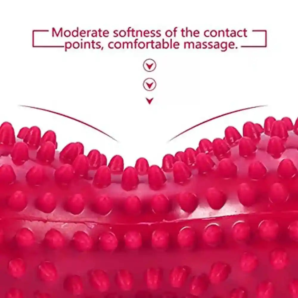 Peanut Massage Roller for Deep Tissue Muscle Relief - Spiky Yoga Ball Massage Roller Tidesmit