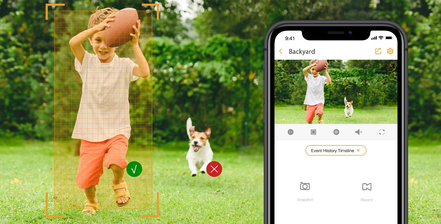 IMOU 2PCS Cruiser SE+ 3MP Set Wi-Fi Camera Smart Color Night Vision IP66 Outdoor Security 360° Coverage Smart Auto Tracking