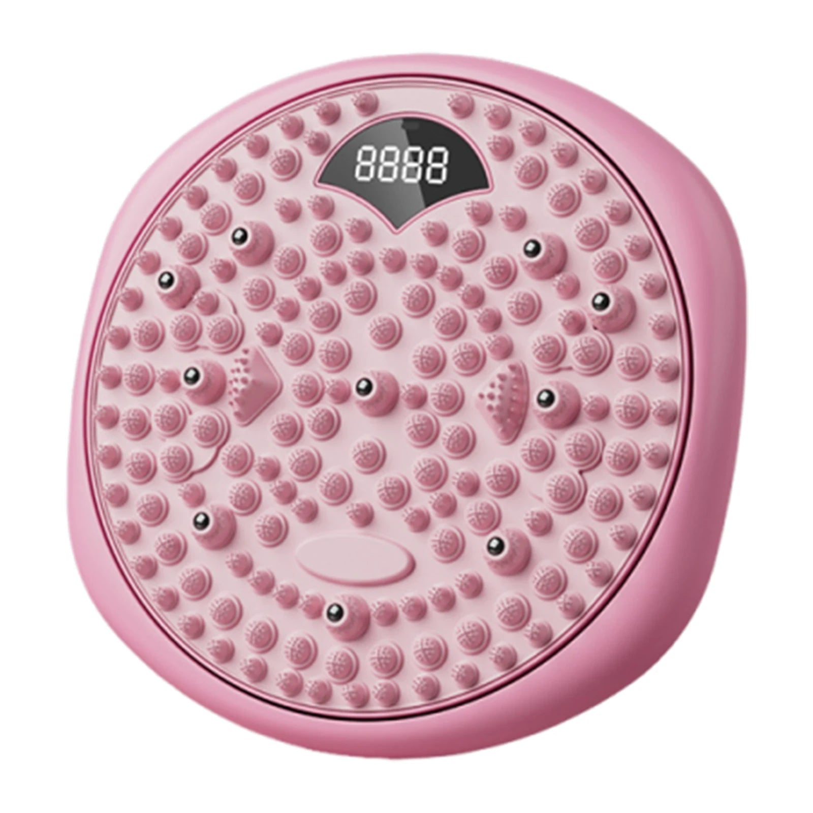 Magnetic Acupressure Waist Twisting Board - Portable Muscle Relief Body Shaping Massage Equipment Pink Tidesmit