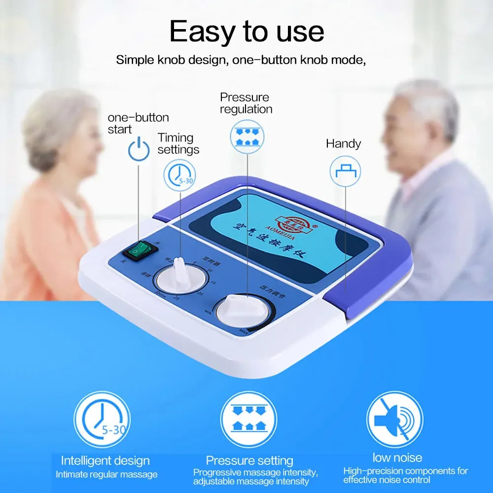 Lymphatic Drainage Machine: Electric Air Compression Leg Massager Body Shaping Massage Equipment Tidesmit