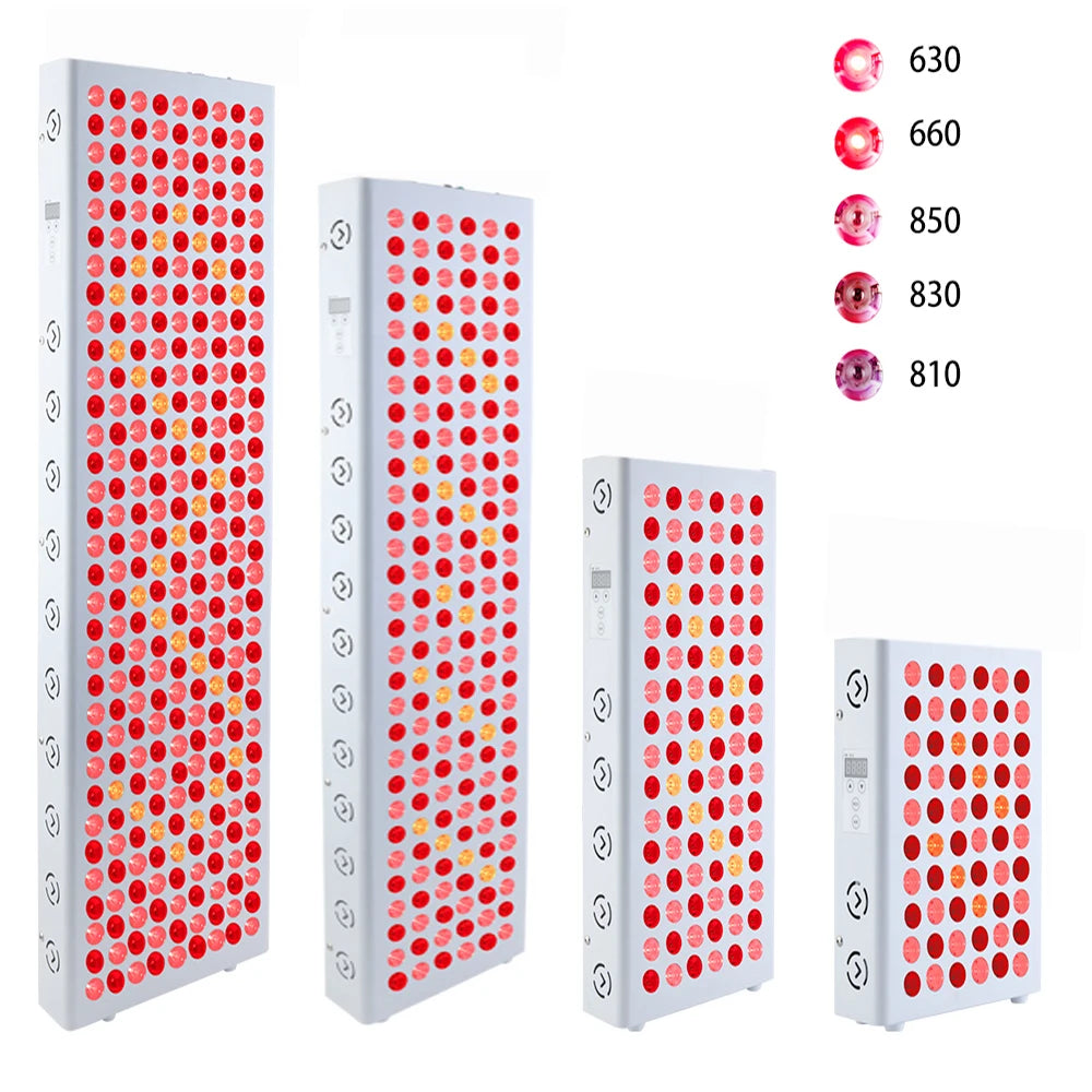Newest 300W 500W 900W 1500W 2000W 630nm 660nm LED Red Light Therapy 810nm 830nm 850nm NIR Therapy Light for full body, grow lamp