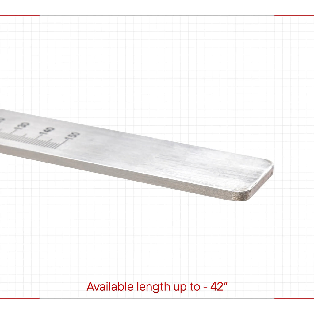 42-Inch Industrial Precision Measurement Scale Sticker Oil-Proof Polycarbonate - Angle/Detail 1