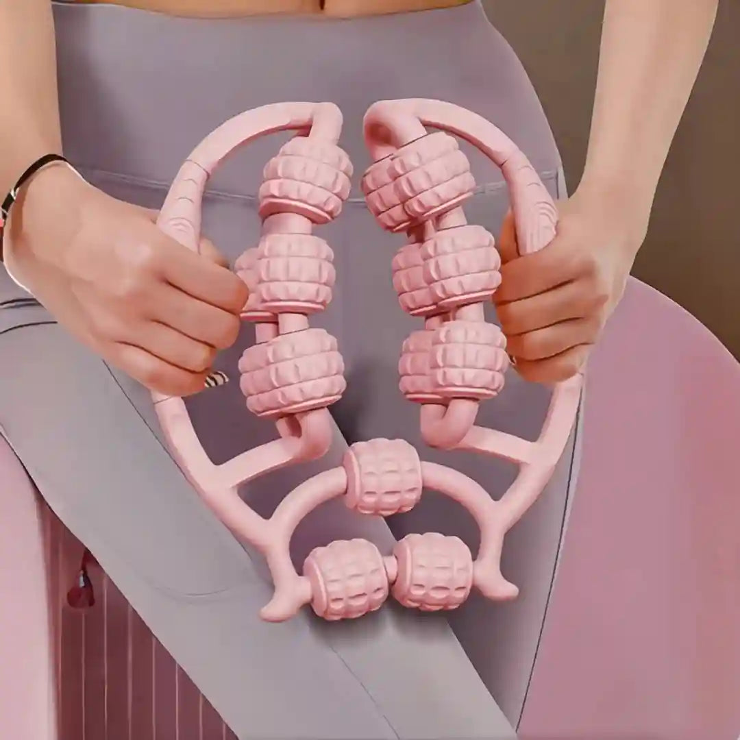 Deep Tissue Muscle Massage Roller - Portable Rechargeable Relief - 9lun Massage Roller Tidesmit
