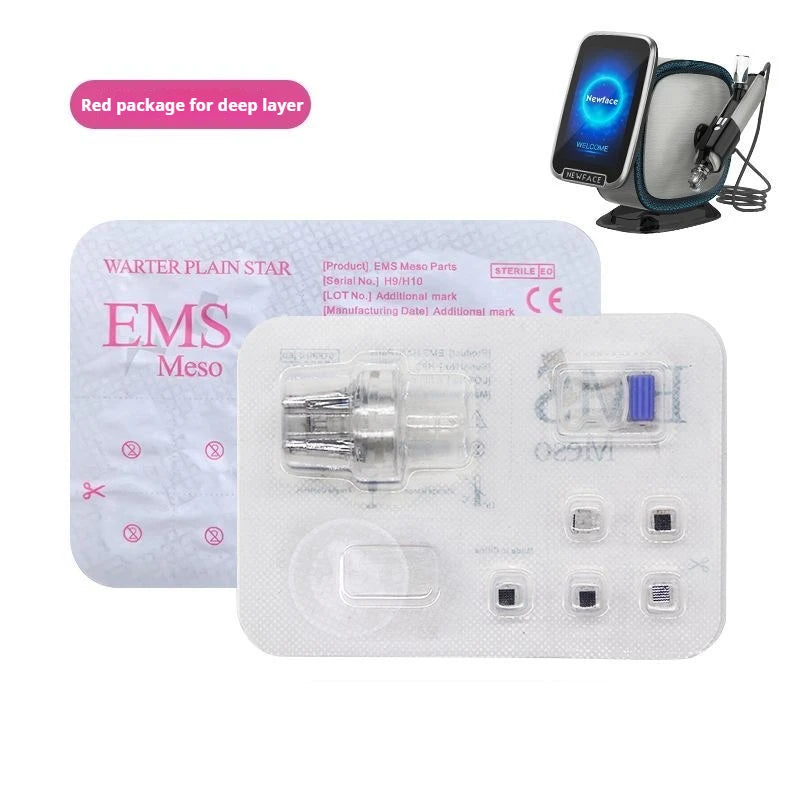 Mesotherapy Gun Replacement Heads with IC Sensor - 12 Pack Set Fascia Gun Tidesmit
