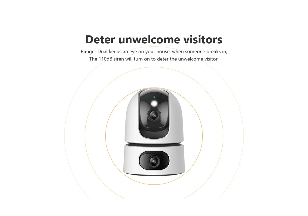 IMOU 360° PTZ Dual Lens IP Camera Human Pet Detection Security Camera Baby Monitor AI Color Night Vision Surveillance wifi Cam