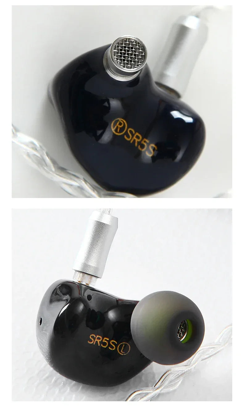 Sound Rhyme SR5S 5-Driver Hybrid HiFi In-Ear Monitors by Tidesmit Tidesmit
