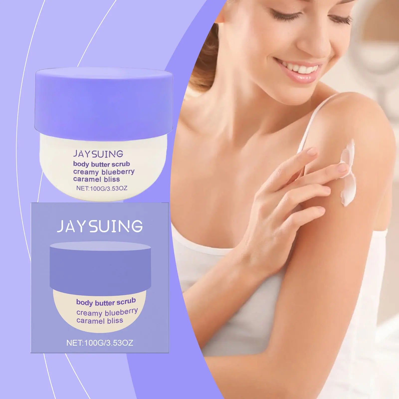 Blueberry Caramel Body Scrub – Professional Salon-Quality Exfoliation Scrubs Treatments Tidesmit