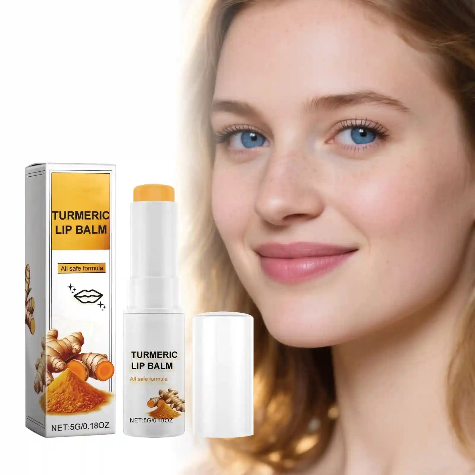 Turmeric Lip Balm – Intensive Moisturizing Lip Treatment (5g) Lip Care Tidesmit