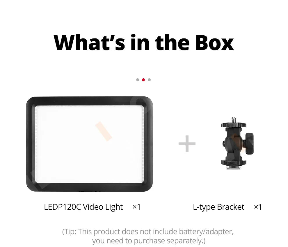 LED Video Light Panel | Adjustable Studio Lighting for Content Creation Tidesmit