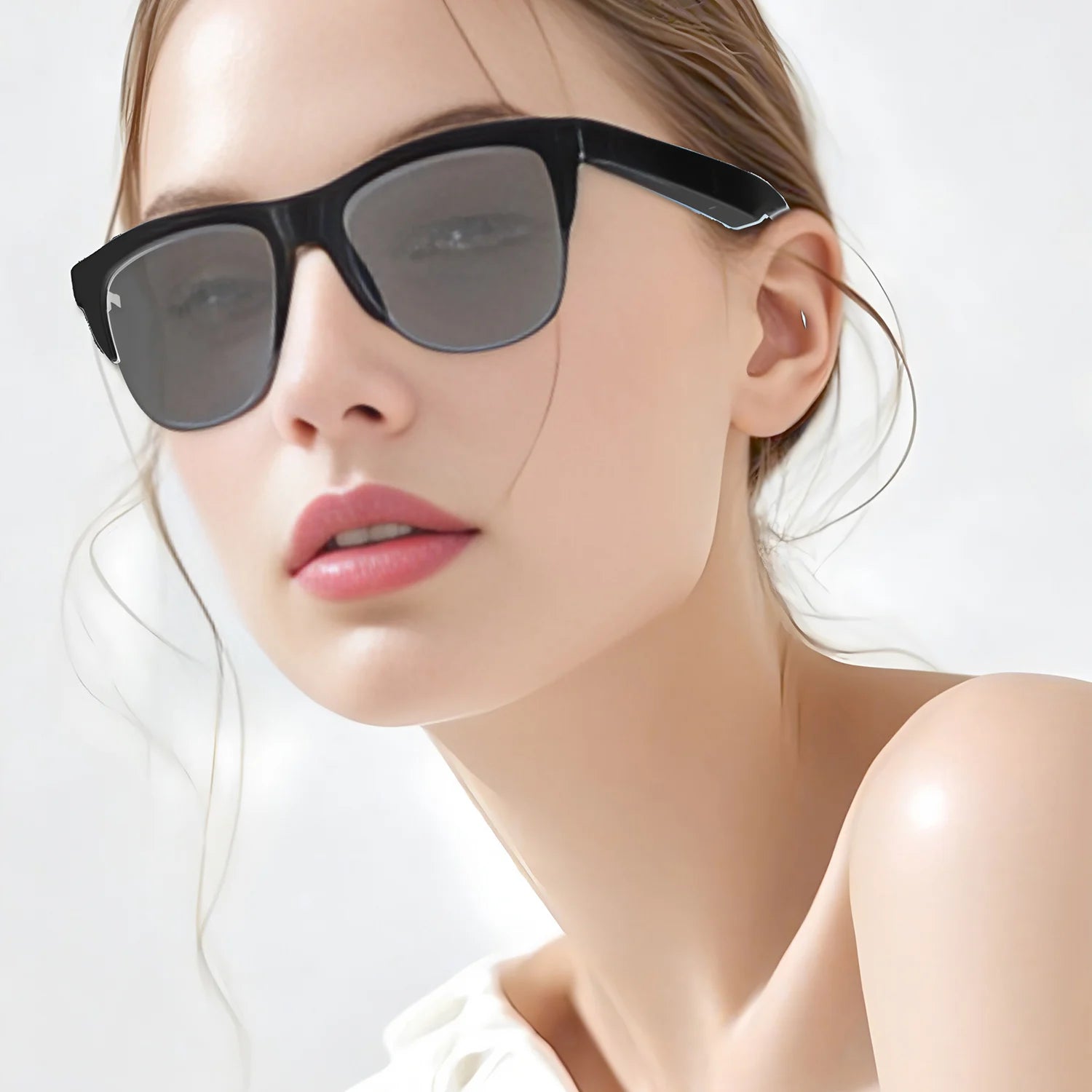 Bluetooth Smart Glasses - Immersive Spatial Audio Hands-Free Black Tidesmit