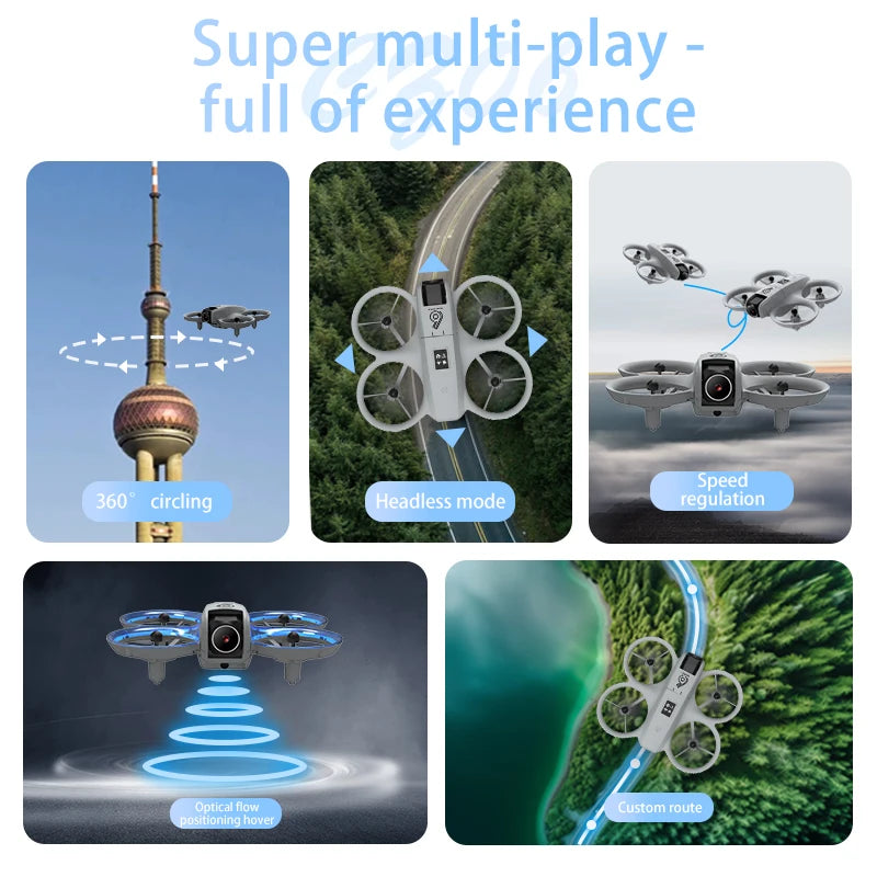 Mini 4K Camera Drone - Foldable Obstacle Avoidance Quadcopter Tidesmit