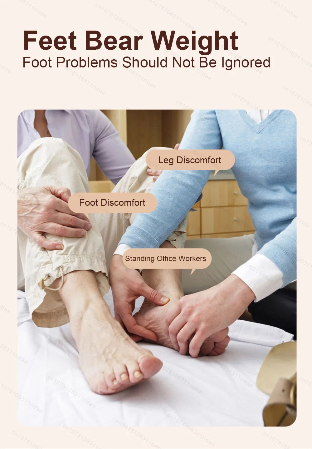 Folding Electric Foot Bath Massager with Heat Therapy & Bubble Spa Massage Cushion Tidesmit