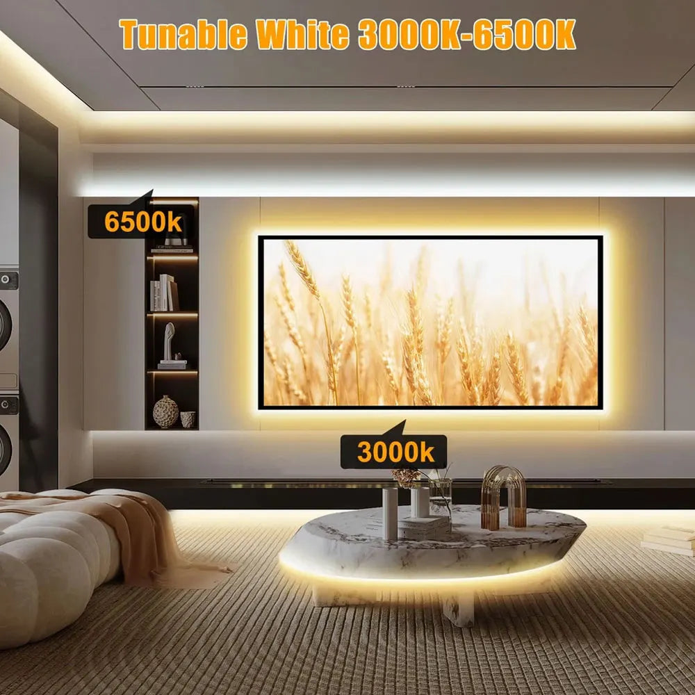 COB LED Strip Flexible High Density LED Strip 3mm COB Bar LED Light Warm 3000K White 6500K for Bedroom Kitchen Home