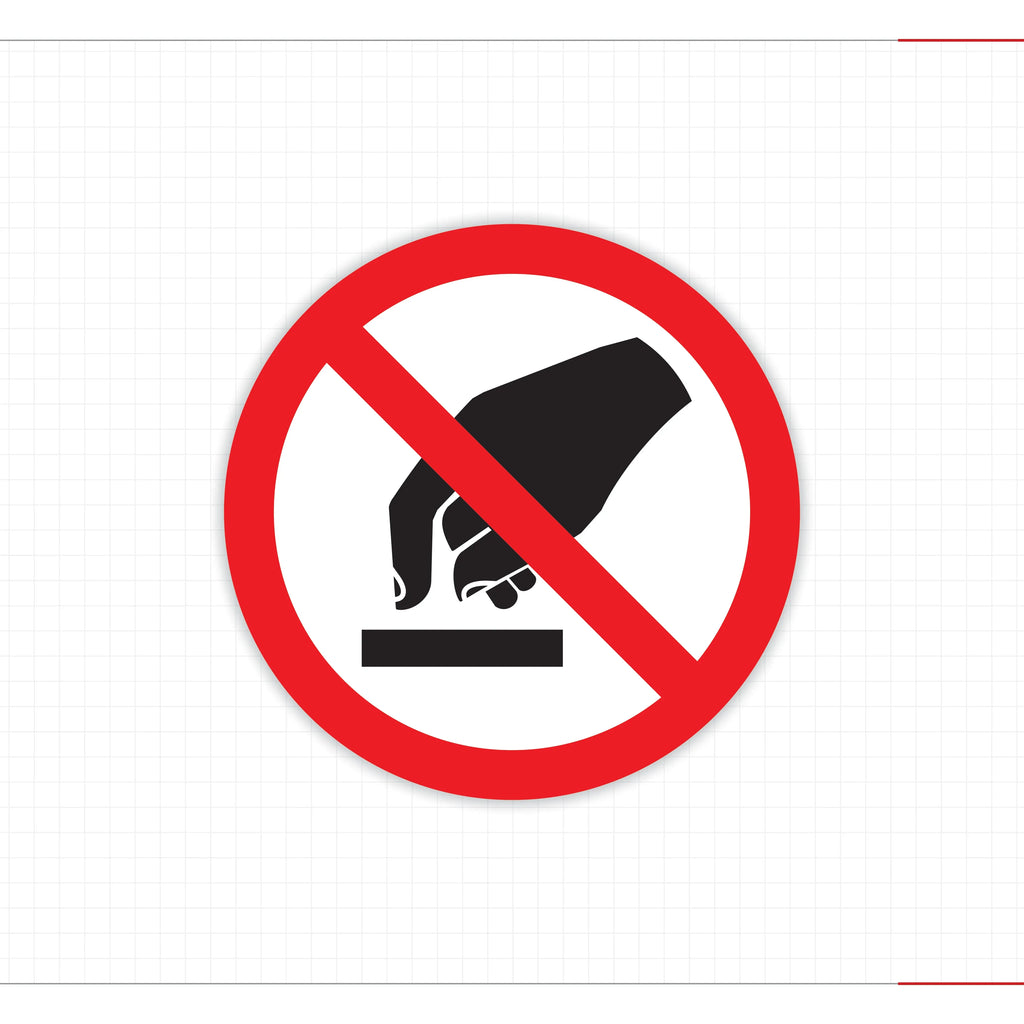 Warning Hot Surface Safety Decal Wear Protective Gloves ANSI ISO Compliant - Angle/Detail 11
