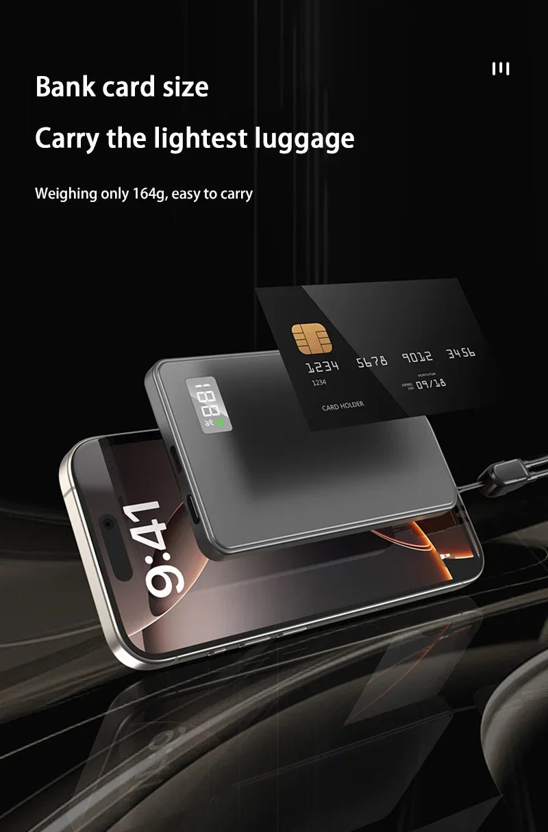 Tidesmit Magnetic Fast Charging Power Bank 50000mAh PD Portable Charger Tidesmit