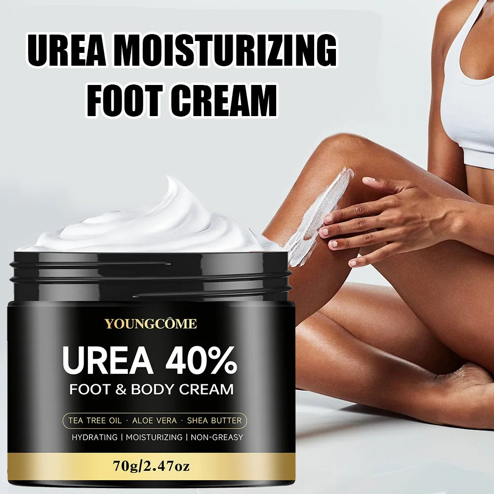 Urea 40% Cream for Cracked Heels and Dry Skin Repair - Tidesmit Scrubs Treatments Tidesmit