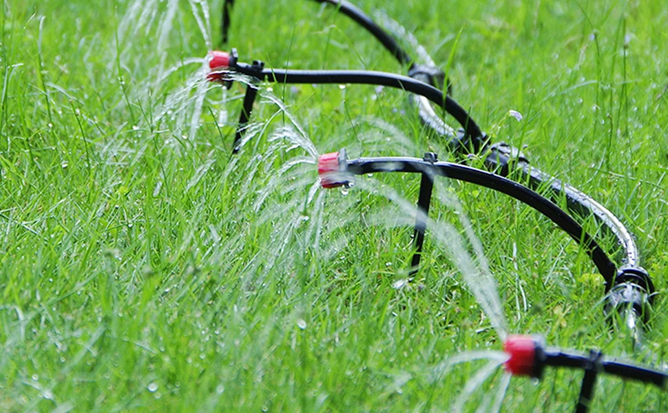 50/100PCS Adjustable Dripper for 4/7mm Garden Irrigation Hose Watering Sprinkler Emitter 0-80L/H for Yard Greenhouse