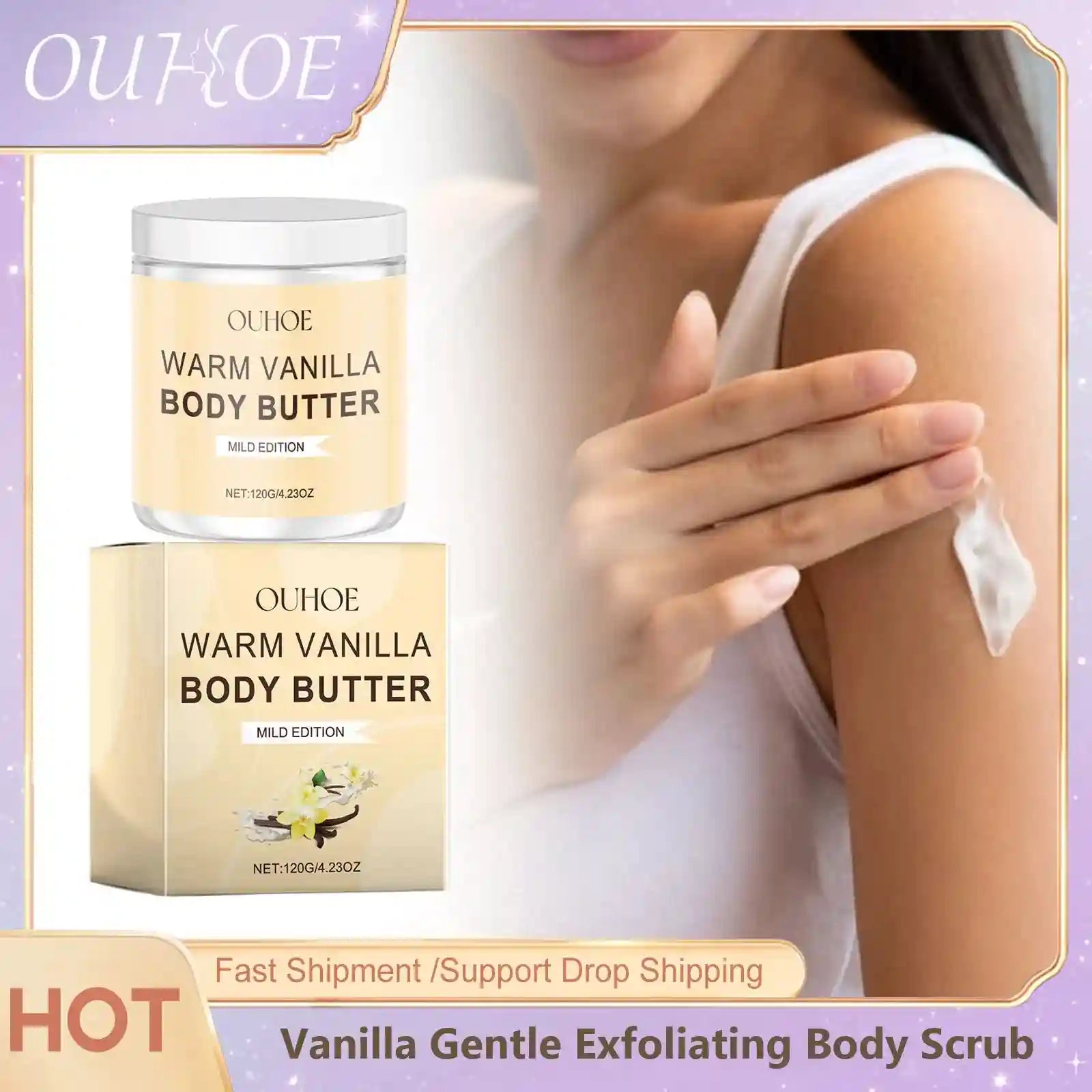 Tidesmit Exfoliating Body Scrub - Vanilla Scented, Dark Spot Corrector Scrubs Treatments Tidesmit