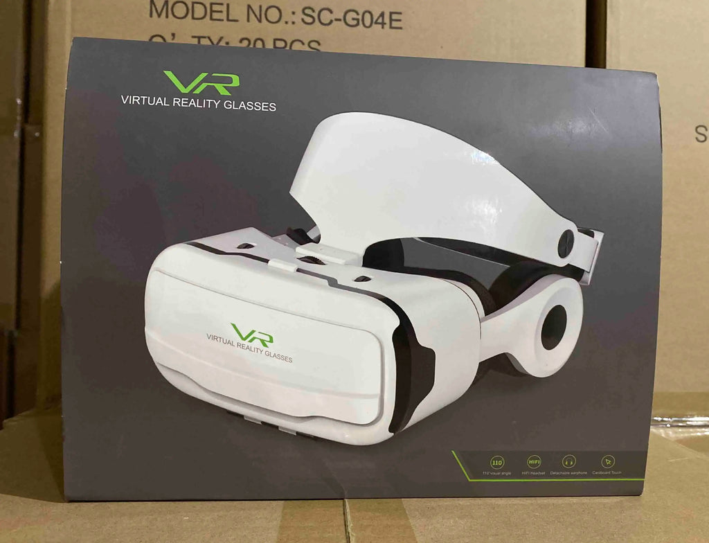 VR Headset for Smartphone – 3D Virtual Reality Glasses with Remote Tidesmit