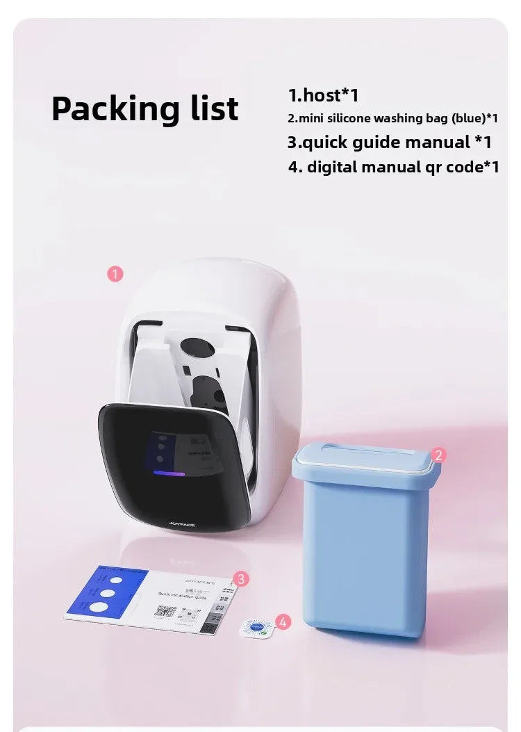Tidesmit JOYFACE 2Mini 220V portable washing machine with automatic underwear laundry and compact dryer features