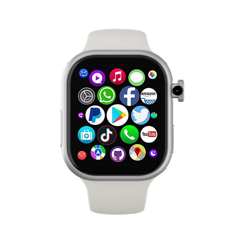 YLL-VP19 PRO 4G LTE Smart Watch WIFI GPS Big AMOLED Screen Color Display SIM Call Android IOS Compatibility Sleep Tracker IP67