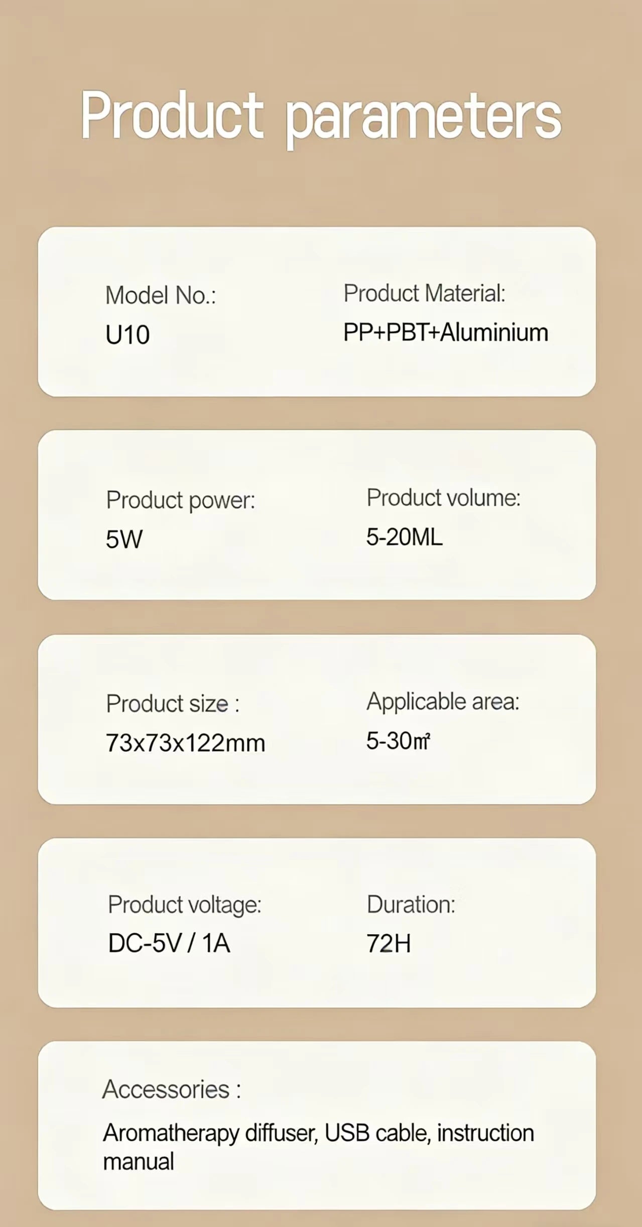 Car Diffuser Car Air Fresheners Room Fragrance Diffuser HD Digital Display Portable Waterless Diffuser For Home Office Bedroom
