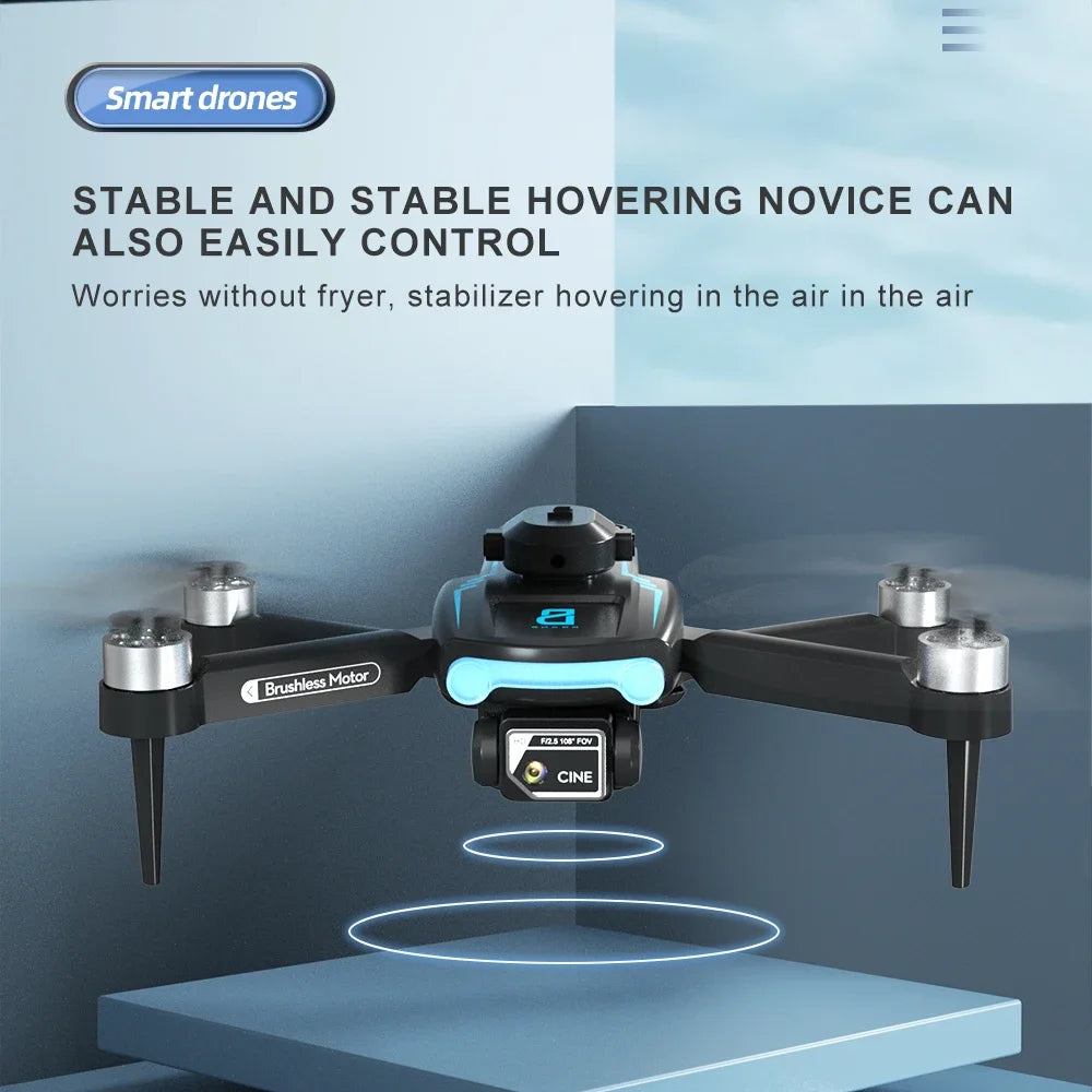 8K HD Camera Drone | Foldable Obstacle Avoidance Quadcopter Tidesmit