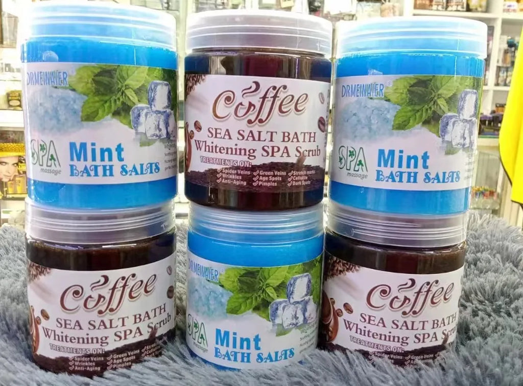 Coffee Body Scrub Exfoliating Salt Cream for Cellulite - 350g Scrubs Treatments Tidesmit
